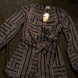 Japna dressy black and white romper